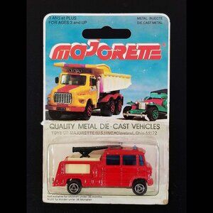 Majorette Mercedes-Benz 508D Airport Fire Truck / #258 / Made in France